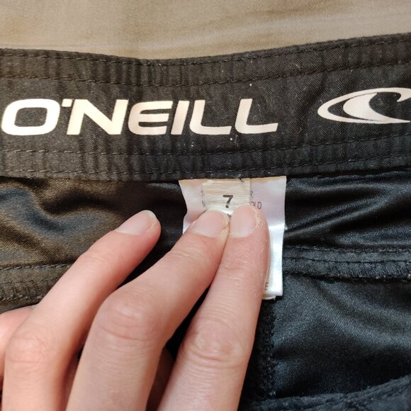 GUC Black O'Neill Swim Shorts - Sz 7 - Picture 7 of 8